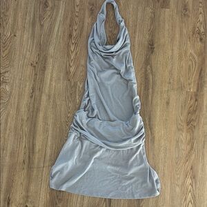 Free People Good Feels Cowl Neck Mini Dress